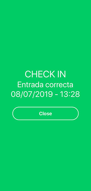 Checkin Time control